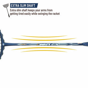 Apacs Finapi 232 Badminton Racquet (Unstrung, Navy Blue)
