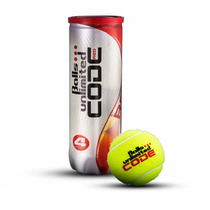 Ball Unlimited Code Red Tennis Ball Dozen (12 Balls)
