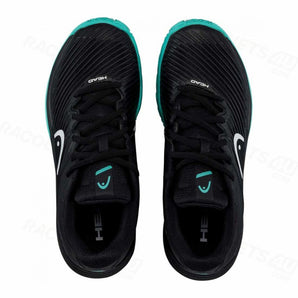 Head Revolt Pro 4.0 Junior Tennis Shoes (Black/Teal)