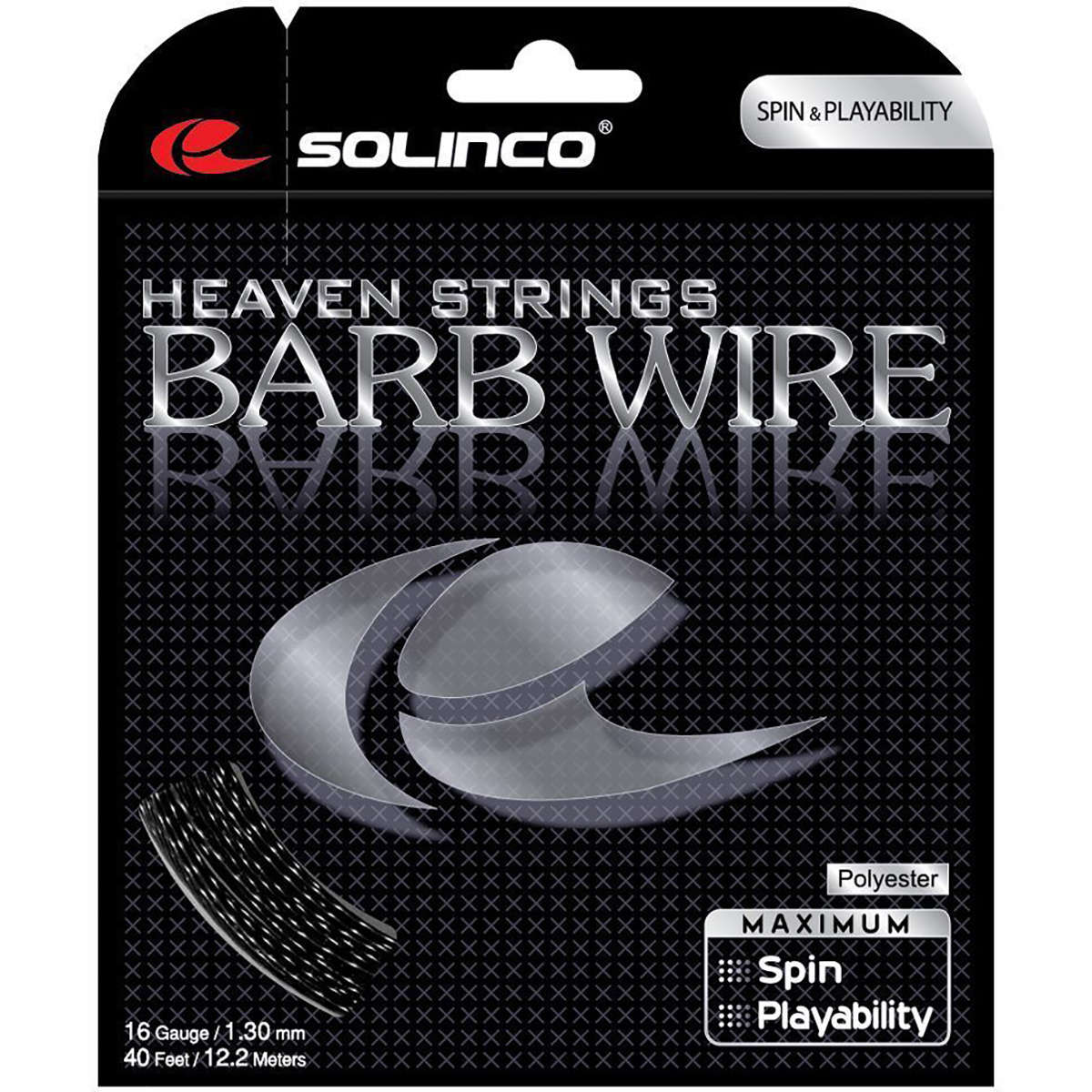 Solinco Barb Wire 16 Tennis String Reel (200m)