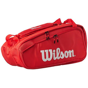 Wilson Super Tour 15 Racquet Bag - Red