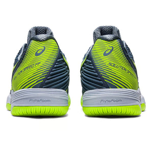 Asics Solution Speed FF 2 Tennis Shoes (Steel Blue/Hazard Green)