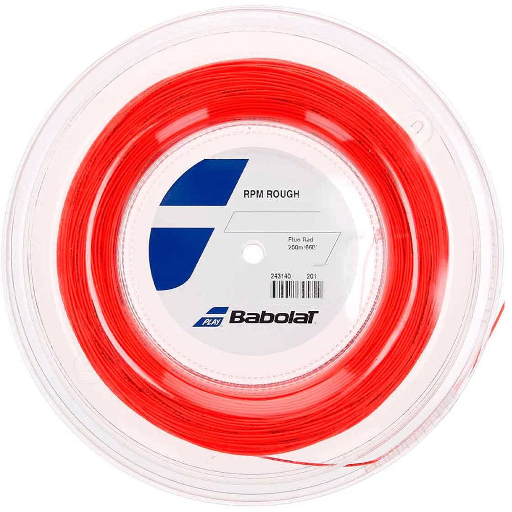Babolat RPM Rough Tennis String Reel 17-G - Fluoroscent Red – Noah Sports