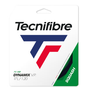 TECNIFIBRE Dynamix VP Squash String Set (17L) Black