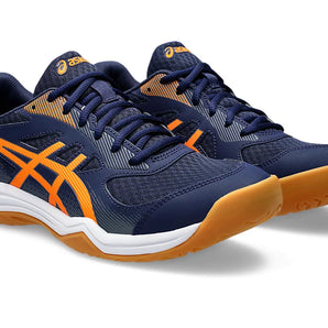 Asics Upcourt 5 Indoor Shoes (Peacoat/Shocking Orange)