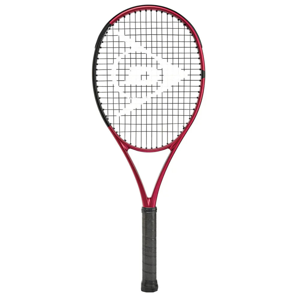 Maroon Color Tennis Rackets Dunlop CX Team 275 Tennis Racquet (Maroon/Black, Strung) โ Noah Sports