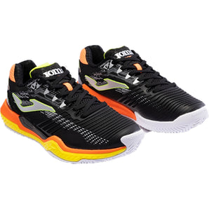 Joma T.Point 2301 (Black & Orange) Tennis Shoes