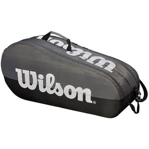 Wilson Team 2 Compartment 6 Racquet Bag - Grey & Black