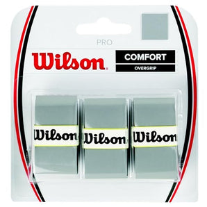 Wilson Pro Comfort Overgrip (Silver Grey, 3pcs)