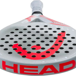 Head Zephyr UL 2023 Padel Racquet (Grey/Red)