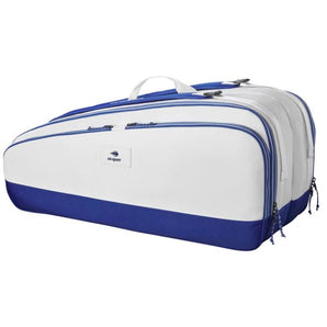 Wilson US Open Tour 12 Racquet Bag (White/Blue)