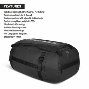 Head Pro X Duffle Bag XL (Black)