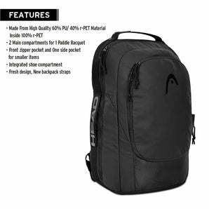 Head Pro X Backpack 30L (Black)