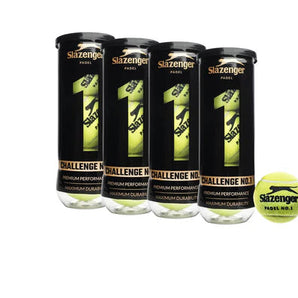 SLAZENGER Challenge No.1 Padel Ball Dozen (12 Balls)