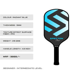 Specton Classic Series Pickleball Paddle – Radiant Blue