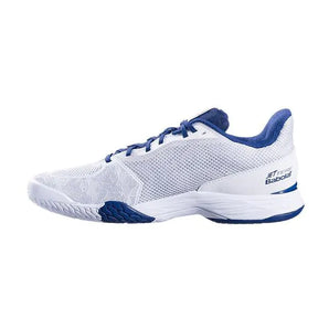 Babolat Jet Tere All Court Men's Tennis Shoes - White and Estate Blue