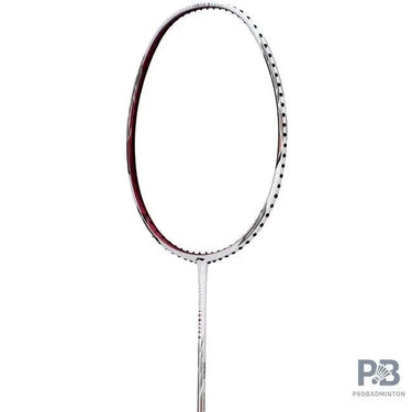 LI-NING Ignite 8 Badminton Racquet (Pearl White/Fire Red, Unstrung ...