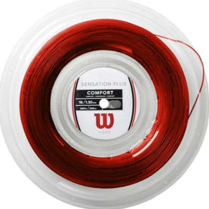 Wilson Sensation Plus Tennis String Reel 16-G (1.30MM, 200M) RED