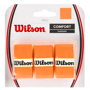 Wilson Pro Comfort Overgrip (Orange, 3pcs)