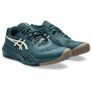 Asics Gel Resolution X Tennis Shoes (Saxon Green/Birch)