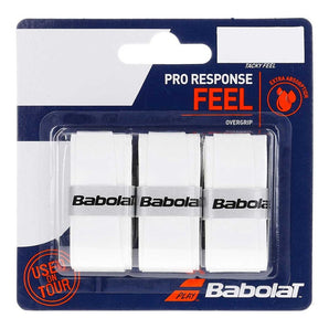 Babolat Pro Response Feel Overgrip (3 pcs) White