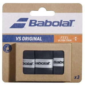 Babolat VS Original Overgrip (Black, 3pcs)