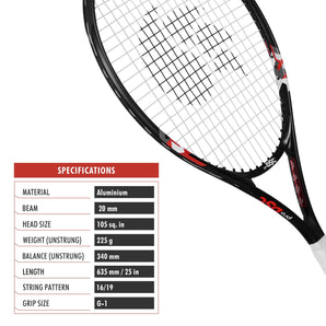 DSC Champ 25 Junior Tennis Racquet (Black)