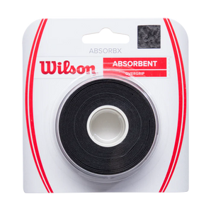 Wilson AbsorbX Overgrip (3 pcs) - Black