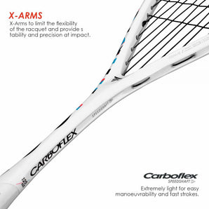 TECNIFIBRE Carboflex 125 NS X-Top V2 Squash Racquet