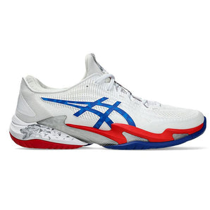 Asics Court FF 3 Novak Tennis Shoes (White/Asics Blue)