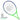 DSC TI. Thunder Tennis Racquet (Green/Blue)