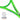 DSC TI. Thunder Tennis Racquet (Green/Blue)
