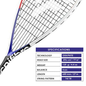 Tecnifibre Carboflex Airshaft 125 Squash Racquet