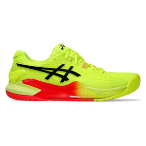 ASICS Gel Resolution 9 Paris Tennis Shoes (Safety Yellow/Black)