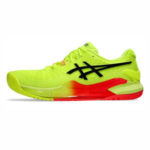 ASICS Gel Resolution 9 Paris Tennis Shoes (Safety Yellow/Black)