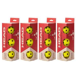 Head 3B Championship 40 Outdoor Pickleball (12 Pcs)