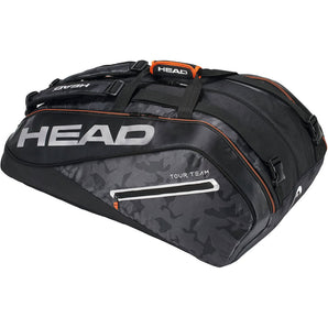 Head Tour Team 12R Monstercombi Racquet Bag - Black & Silver
