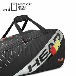 Head Team Racquet Bag L (Black/Ceramic)