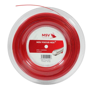 MSV Focus-Hex Tennis String Reel (200m) Red
