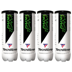 TECNIFIBRE Padel Team Ball Dozen  (12 Balls)