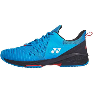 Yonex Power Cushion Sonicage 3 Men's Tennis Shoes (Blue/Black)