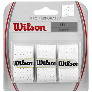 Wilson Pro Perforated Overgrip (3 pcs) - White