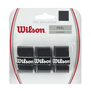 Wilson Pro Sensation Overgrip (Black, 3pcs)