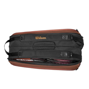 Wilson Pro Staff V14 Super Tour 9R Kit Bag (Black/Brown)