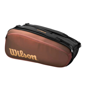 Wilson Pro Staff V14 Super Tour 9R Kit Bag (Black/Brown)