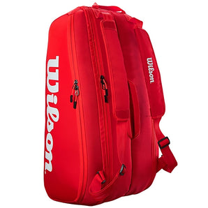 Wilson Super Tour 9 Racquet Bag - Red