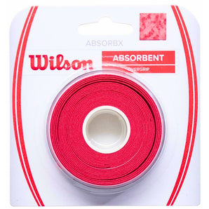 Wilson AbsorbX Overgrip (3 pcs) - Red