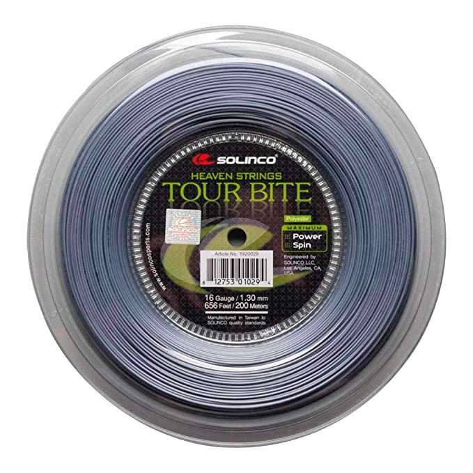Encordado Tenis Solinco Tour Bite (reel) 200m/656ft | Meses sin interés Encordado Tenis Solinco Tour Bite (reel) 200m/656ft | Meses sin interés