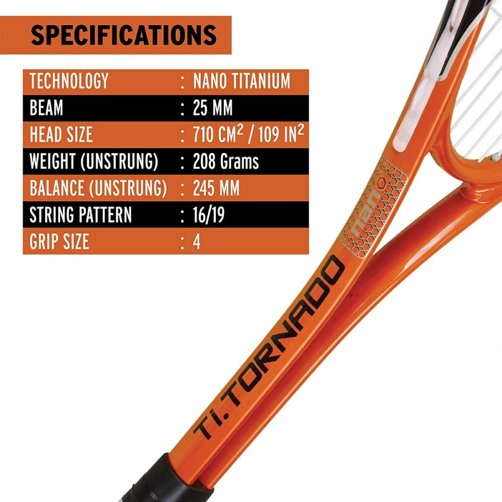 Titanium Trojan Rackets Head Nano Ti. Tornado Squash Racquet – Noah Sports