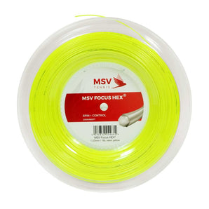 MSV Focus Hex Tennis String Reel 16-L - Yellow